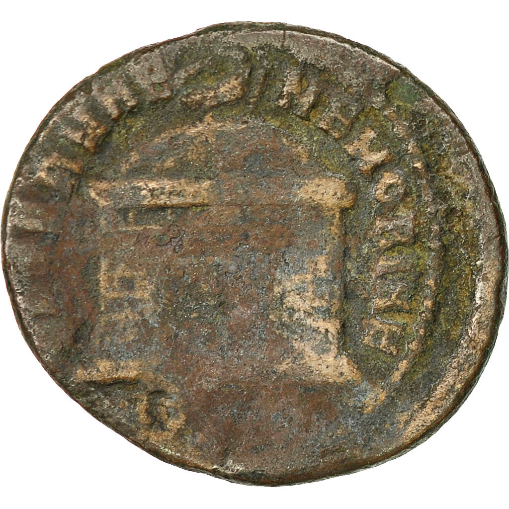 Coin, Romulus, Nummus, 310, Ostia, VF(20-25), Copper, RIC:34