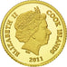 Munten, Cookeilanden, Elizabeth II, 5 Dollars, 2011, Valcambi, FDC, Goud