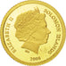 Munten, Salomoneilanden, Elizabeth II, 5 Dollars, 2008, Valcambi, FDC, Goud