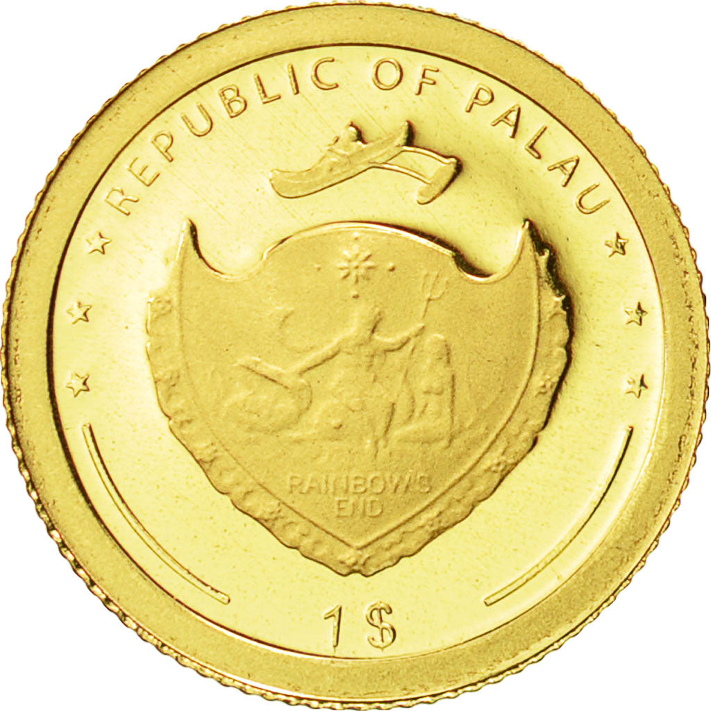 Münze, Palau, Dollar, 2007, STGL, Gold