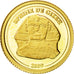 CONGO, DEMOCRATIC REPUBLIC, 10 Francs, Gizeh Sphinx, 2009, MS(65-70), Gold