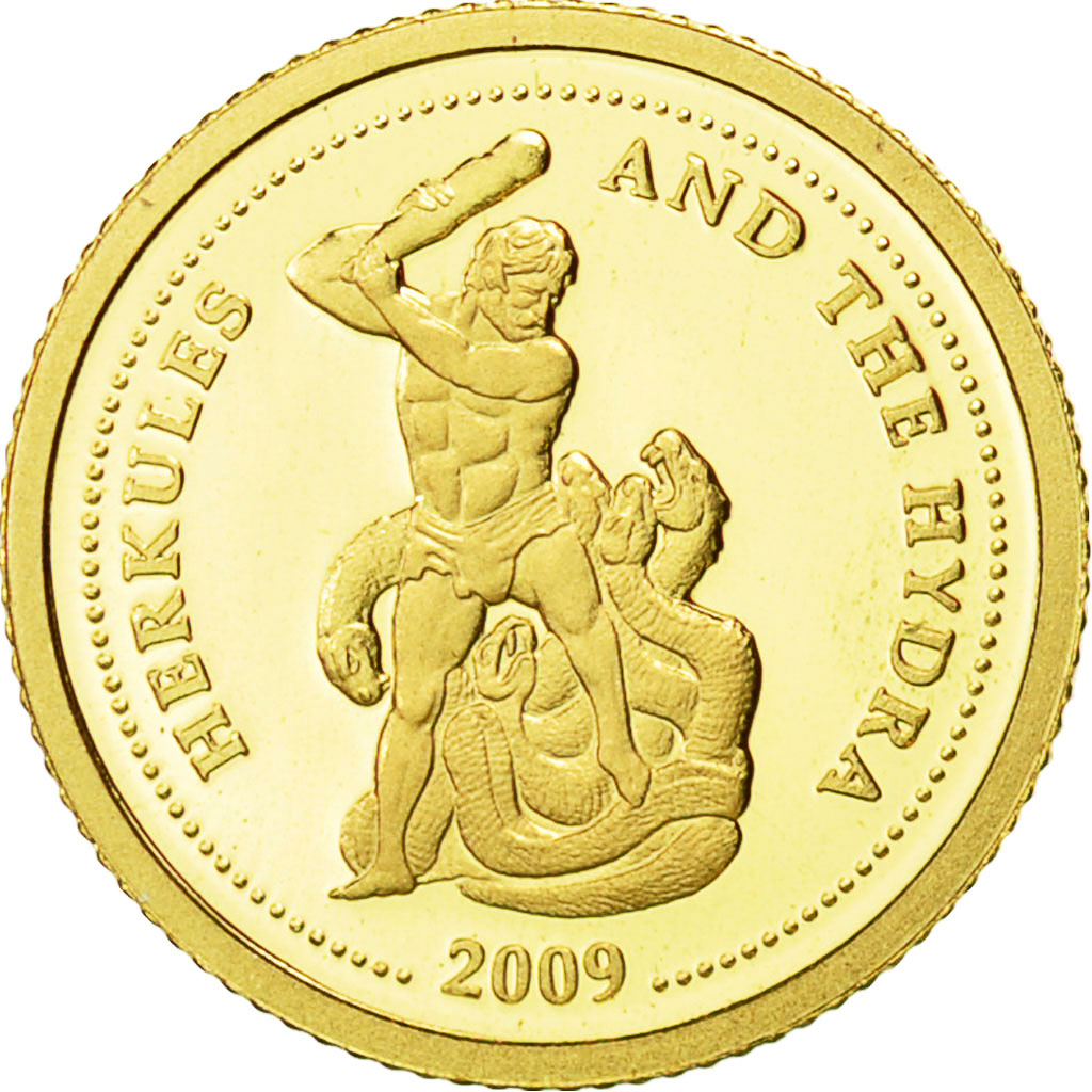 Moneta, Palau, Dollar, 2009, FDC, Oro