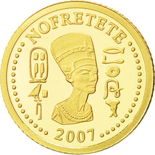 Togo, 1500 Francs, Nefertiti, 2007, FDC, Or