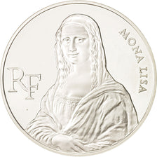 France, 100 Francs, 1993, Mona Lisa, Silver, Proof, KM:1017
