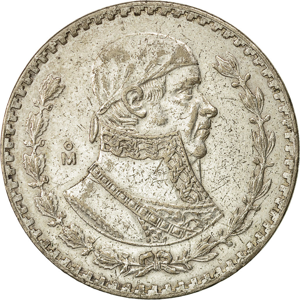 Moneda, México, Peso, 1961, Mexico City, EBC, Plata, KM:459