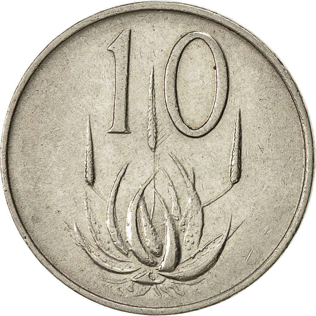 Monnaie, Afrique du Sud, 10 Cents, 1965, SUP, Nickel, KM:68.1