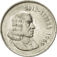 Coin, South Africa, 5 Cents, 1969, MS(60-62), Nickel, KM:67.1