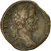Moneta, Septimius Severus, Sesterzio, 195, Rome, MB+, Rame, Cohen:405 bis