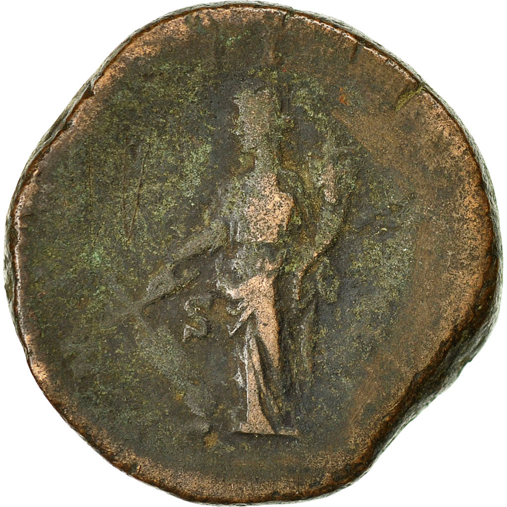 Coin, Septimius Severus, Sestertius, 195, Rome, VF(30-35), Copper, Cohen:405 bis