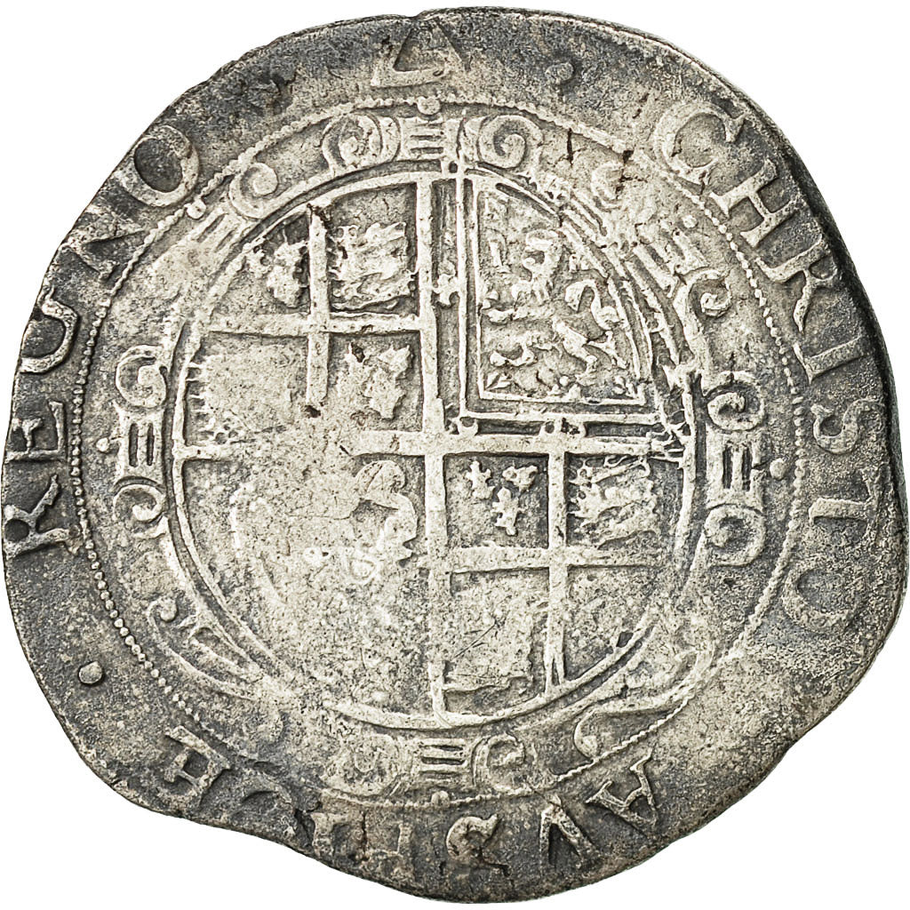 Coin, Great Britain, Charles I, 1/2 Crown, Undated, Tower, VF(20-25), Silver