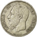 Moneta, Belgio, Leopold II, 5 Francs, 5 Frank, 1873, BB, Argento, KM:24