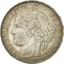 Coin, France, Cérès, 5 Francs, 1871, Bordeaux, EF(40-45), Silver, KM:818.2