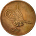 Moneta, Egipt, Abdul Aziz, 20 Para, 1868, Cairo, AU(50-53), Bronze, KM:244