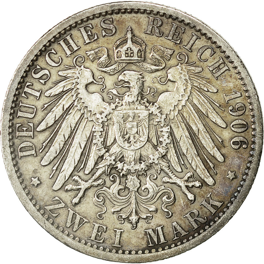 Monnaie, Etats allemands, PRUSSIA, Wilhelm II, 2 Mark, 1906, Berlin, SUP