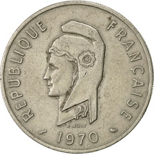 FRENCH AFARS & ISSAS, 100 Francs, 1970, Paris, TTB+, Copper-nickel, KM 19