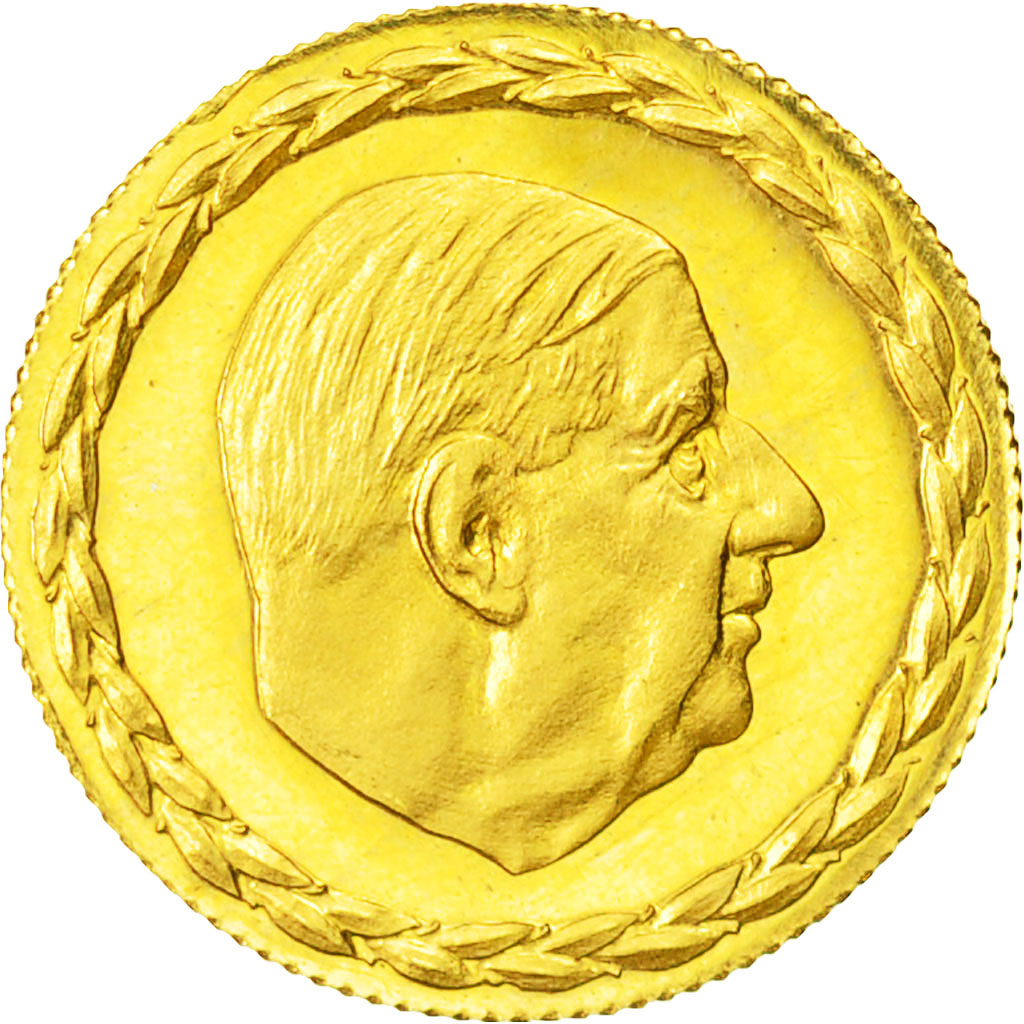 France, Medal, Médaille commémorative en or du Général De Gaulle, History