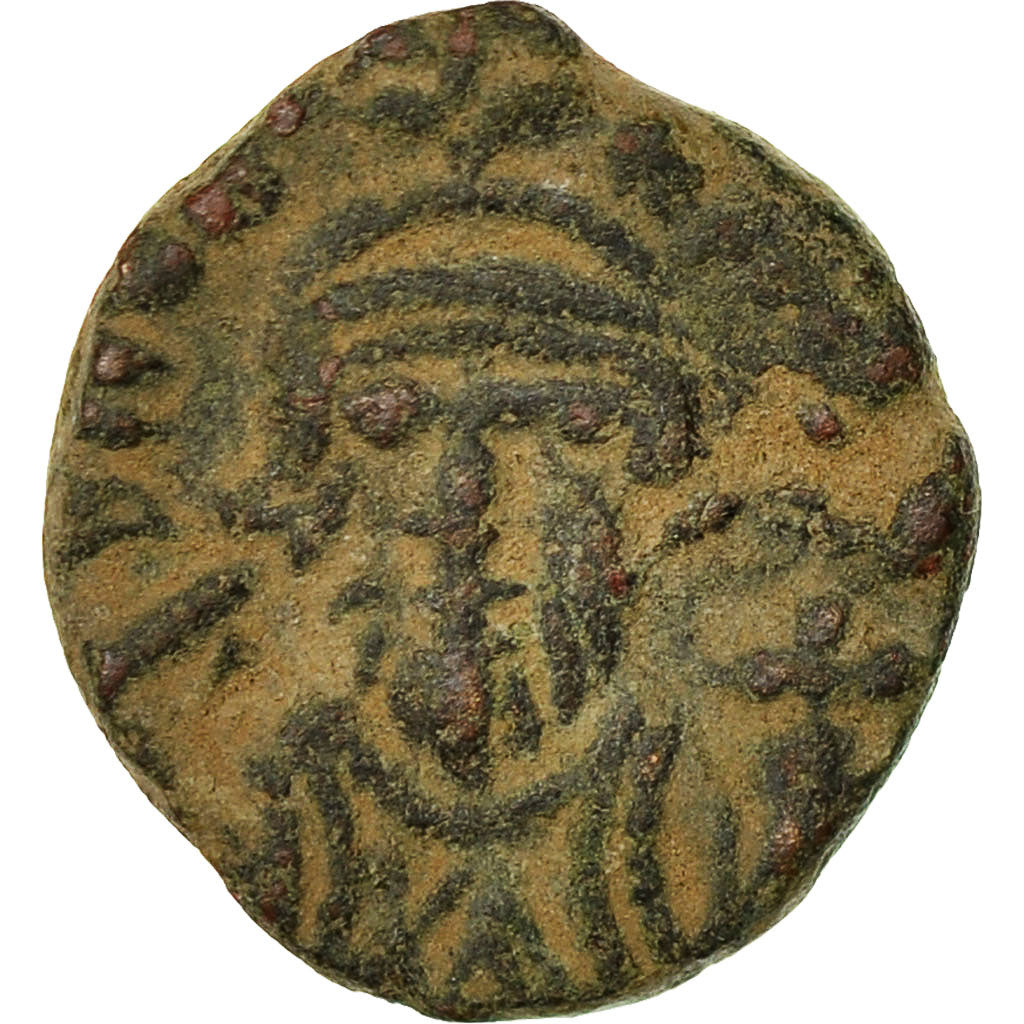 Constans II, Half Follis, 643-647, Carthage, EF(40-45), Copper, Sear 1059