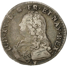 Moneta, Francja, Louis XV, 1/10 Écu aux branches d'olivier, 12 Sols, 1/10 ECU