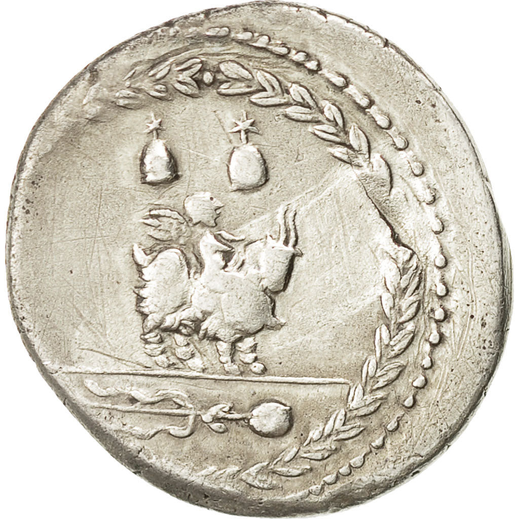 Coin, Fonteia, Denarius, 85 BC, Rome, AU(55-58), Silver, Babelon:9
