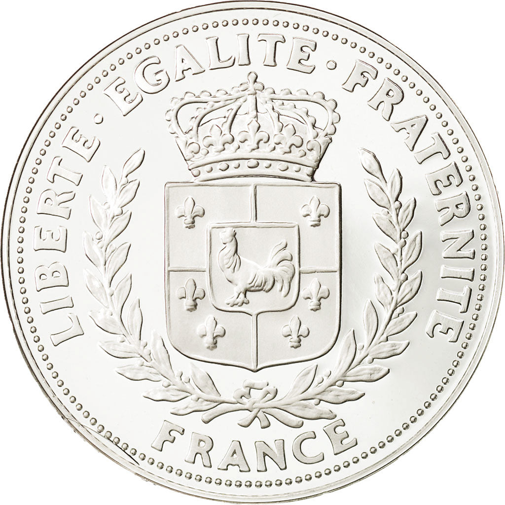 France, Medal, Nos Grands Hommes, Claude Debussy, History, MS(65-70), Silver