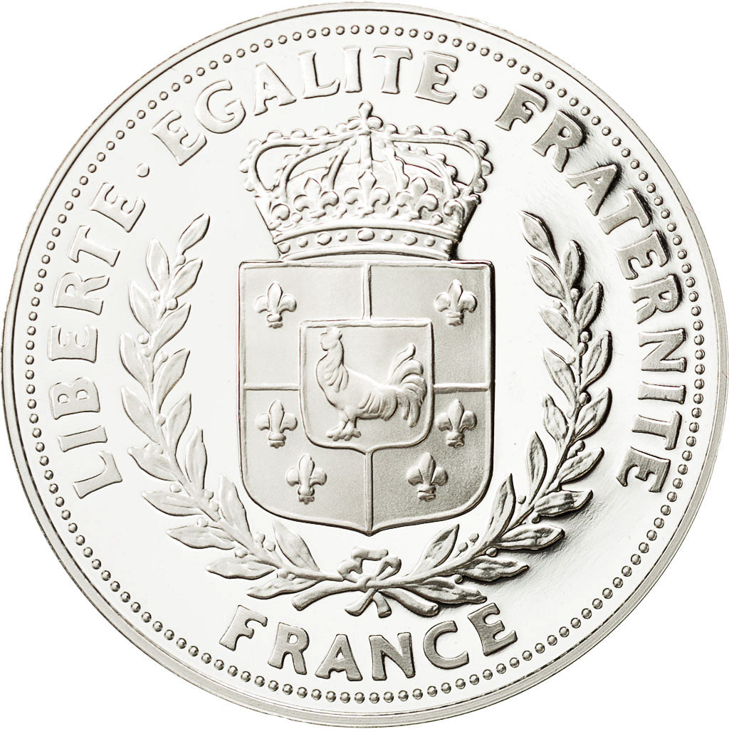 France, Medal, Nos Grands Hommes, Marie Curie, History, MS(65-70), Silver