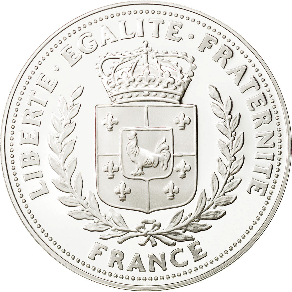 France, Medal, Nos Grands Hommes, Claude Monet, History, FDC, Argent