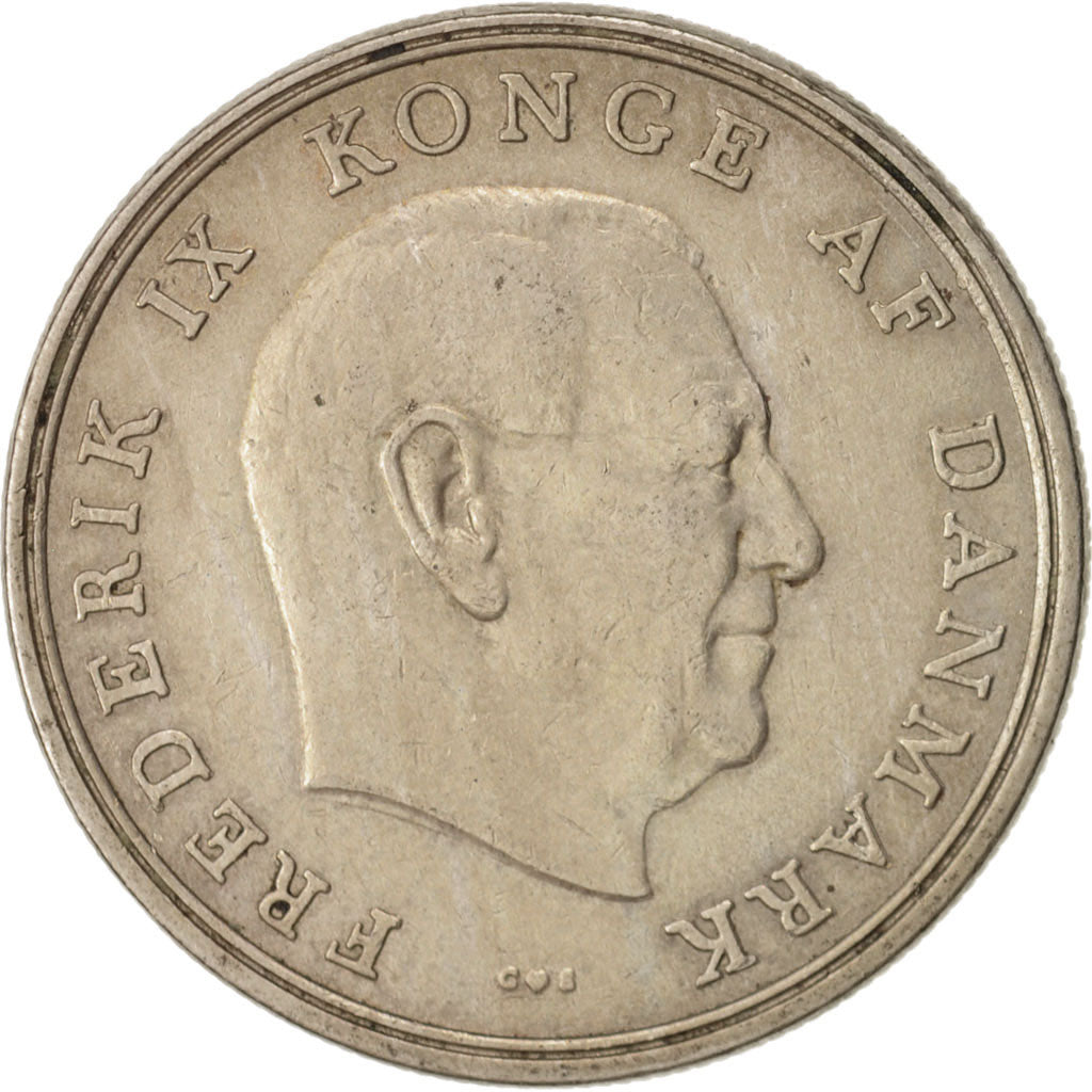 Monnaie, Danemark, Frederik IX, 5 Kroner, 1961, Copenhagen, TTB, Copper-nickel