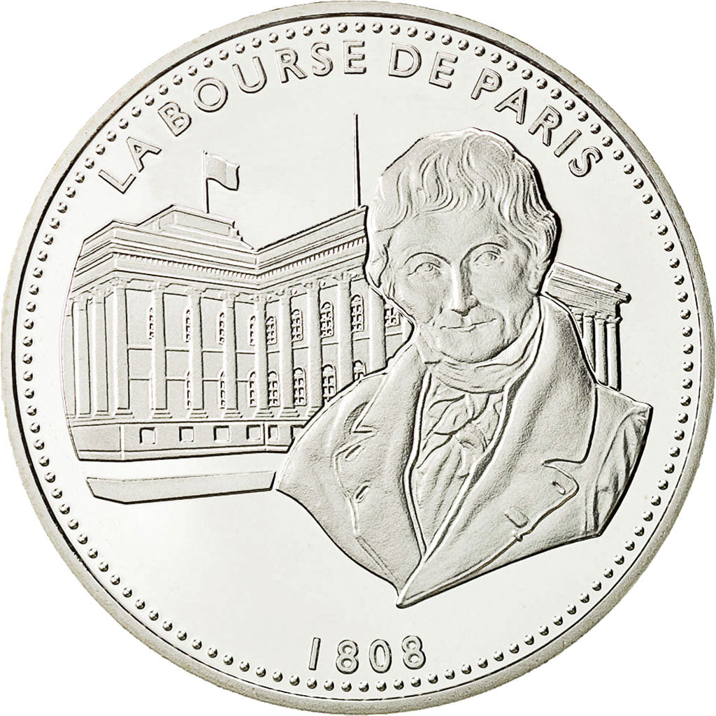 France, Medal, Les Joyaux de Paris, La Bourse, MS(65-70), Silver