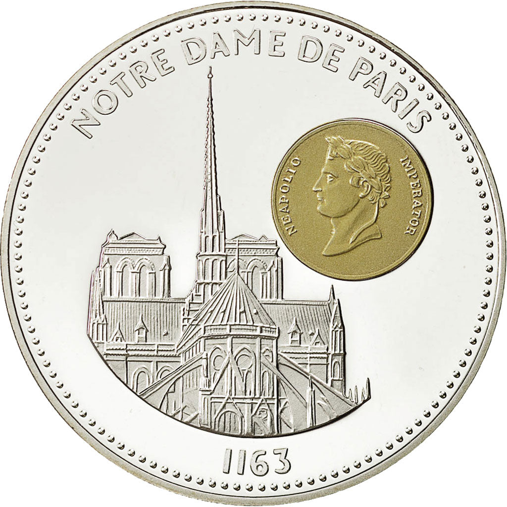 Francia, Medal, Les Joyaux de Paris, Notre-Dame de Paris, Arts & Culture, FDC