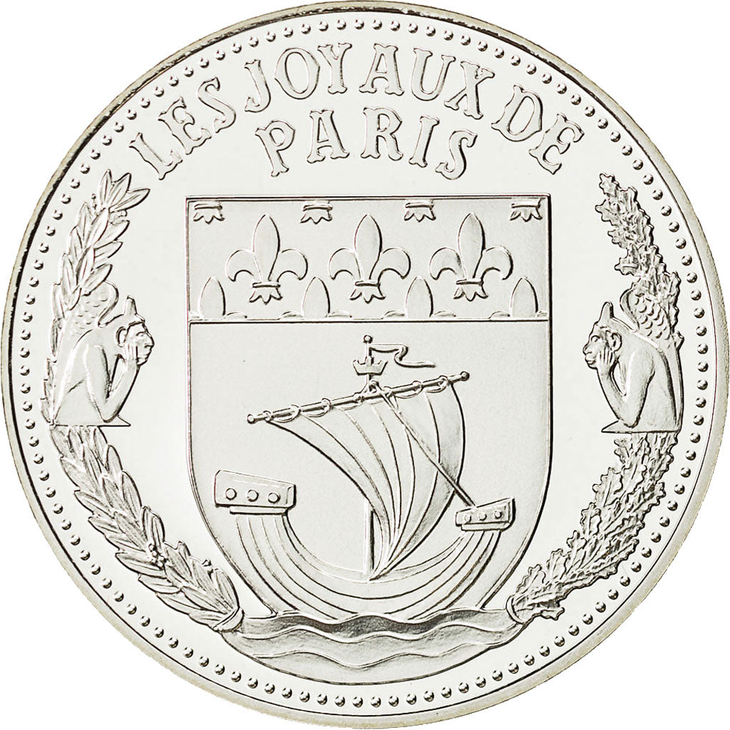 Francia, Medal, Les Joyaux de Paris, Notre-Dame de Paris, Arts & Culture, FDC