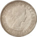 Münze, Großbritannien, Elizabeth II, 1/2 Crown, 1955, S+, Copper-nickel