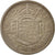 Moneda, Gran Bretaña, Elizabeth II, 1/2 Crown, 1955, BC+, Cobre - níquel