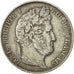 Moneda, Francia, Louis-Philippe, 5 Francs, 1847, Strasbourg, MBC, Plata