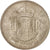 Münze, Großbritannien, Elizabeth II, 1/2 Crown, 1963, S+, Copper-nickel