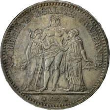 Coin, France, Hercule, 5 Francs, 1873, Paris, MS(60-62), Silver, KM:820.1