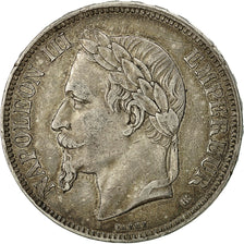 Monnaie, France, Napoléon III, 5 Francs, 1869, Strasbourg, TTB, Argent