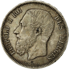 Monnaie, Belgique, Leopold II, 5 Francs, 5 Frank, 1873, TTB, Argent, KM:24