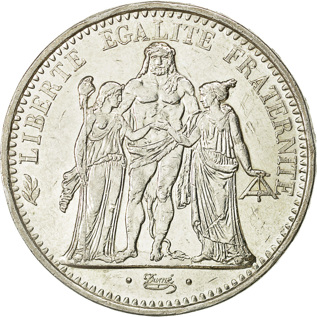 Coin, France, Hercule, 10 Francs, 1971, Paris, AU(55-58), Silver, KM:932