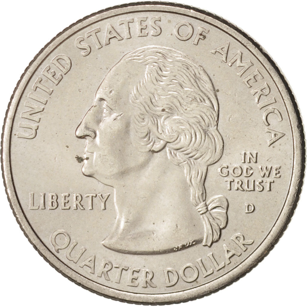 United States, State Quarter, 2001, Denver, Rhode Island, KM:320