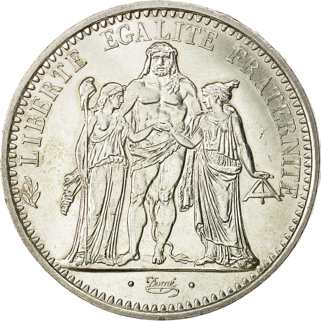 Coin, France, Hercule, 10 Francs, 1971, Paris, MS(63), Silver, KM:932