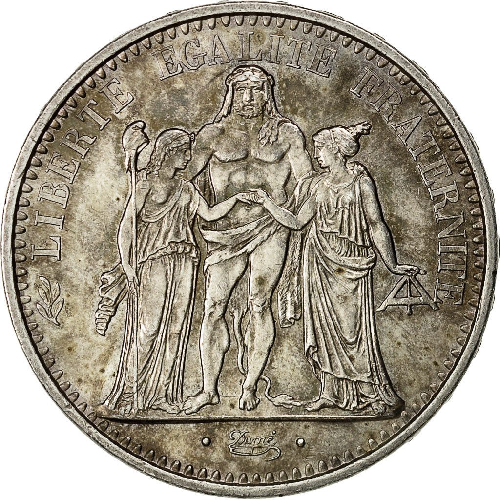 Coin, France, Hercule, 10 Francs, 1965, Paris, MS(60-62), Silver, KM:932