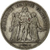 Moneda, Francia, Hercule, 5 Francs, 1877, Bordeaux, BC+, Plata, KM:820.2