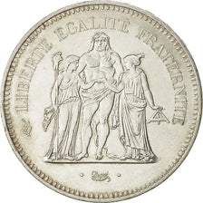 Moneta, Francia, Hercule, 50 Francs, 1975, Paris, SPL, Argento, KM:941.1