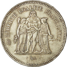 Coin, France, Hercule, 50 Francs, 1978, Paris, MS(60-62), Silver, KM:941.1