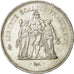Coin, France, Hercule, 50 Francs, 1978, Paris, MS(63), Silver, KM:941.1