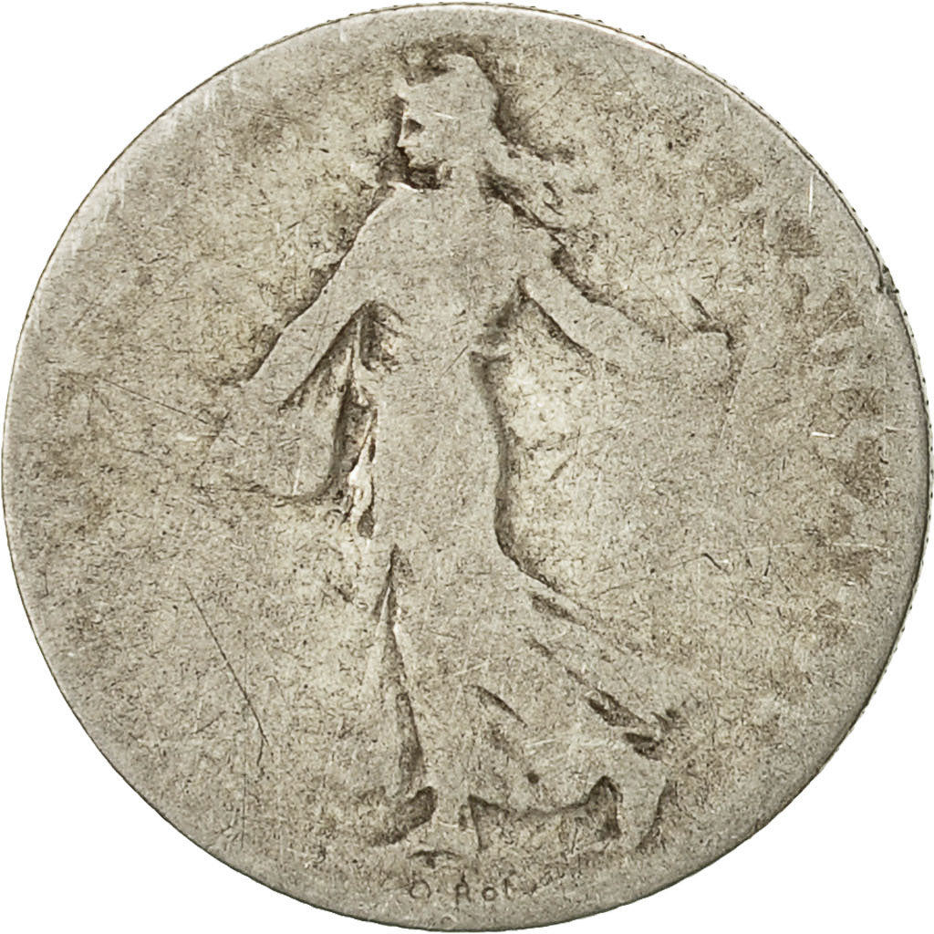 Coin, France, Semeuse, 50 Centimes, 1900, Paris, F(12-15), Silver, KM:854