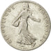 Moneda, Francia, Semeuse, 50 Centimes, 1904, Paris, BC+, Plata, KM:854