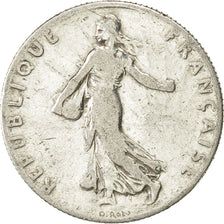 Coin, France, Semeuse, 50 Centimes, 1906, Paris, VF(20-25), Silver, KM:854