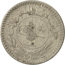 Coin, Turkey, Muhammad V, 5 Para, 1913, Qustantiniyah, AU(50-53), Nickel, KM 759