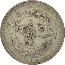 Coin, Turkey, Muhammad V, 40 Para, 1911, Qustantiniyah, AU(50-53), KM 766